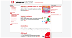Desktop Screenshot of lebanonlinks.com